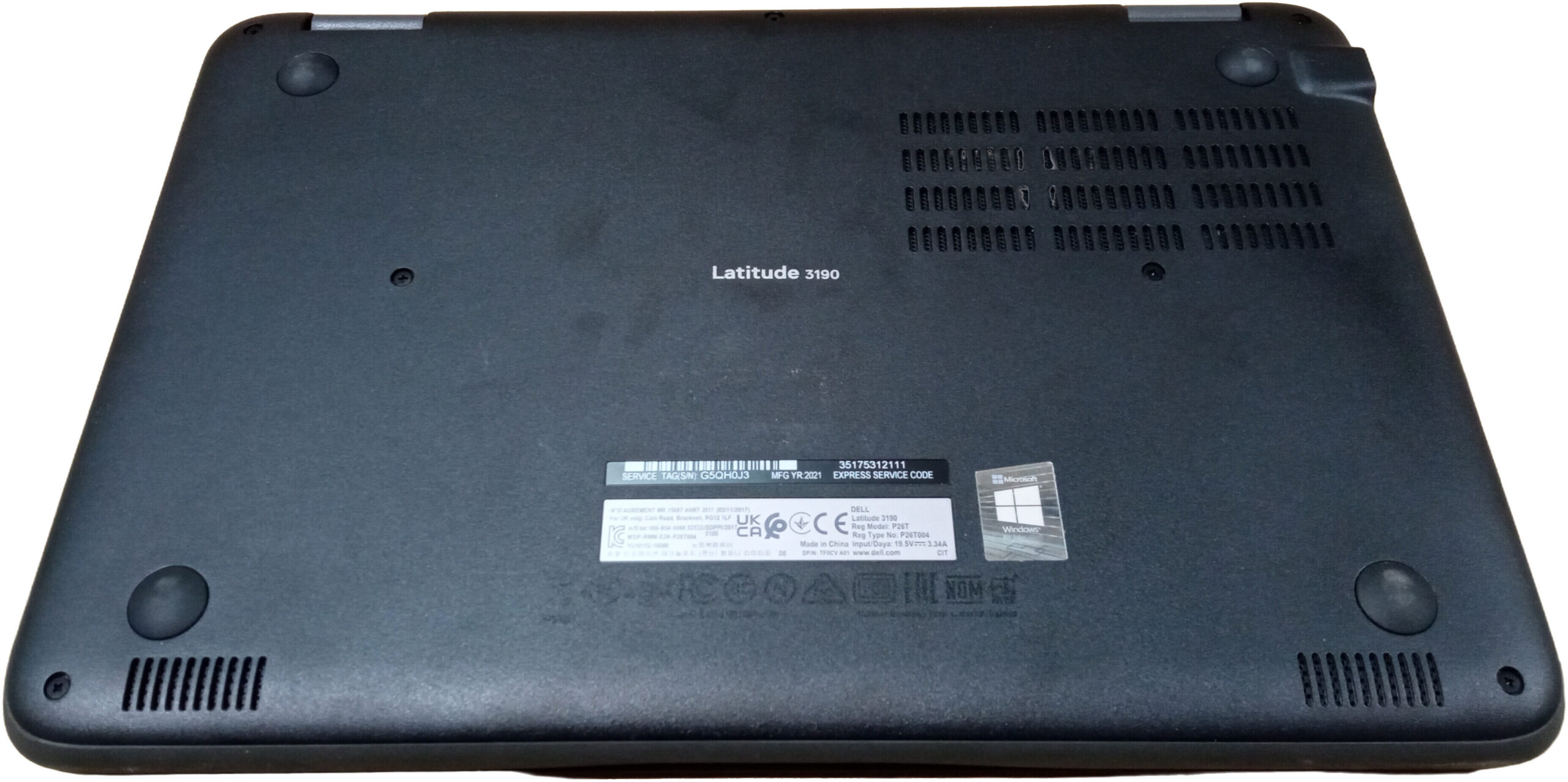 Dell Latitude 3190 11in Laptop — Intel Celeron N4120, 4GB RAM, 15GB SSD 3 Dell Latitude 3190 11in Laptop — Intel Celeron N4120, 4GB RAM, 15GB SSD - Image 3