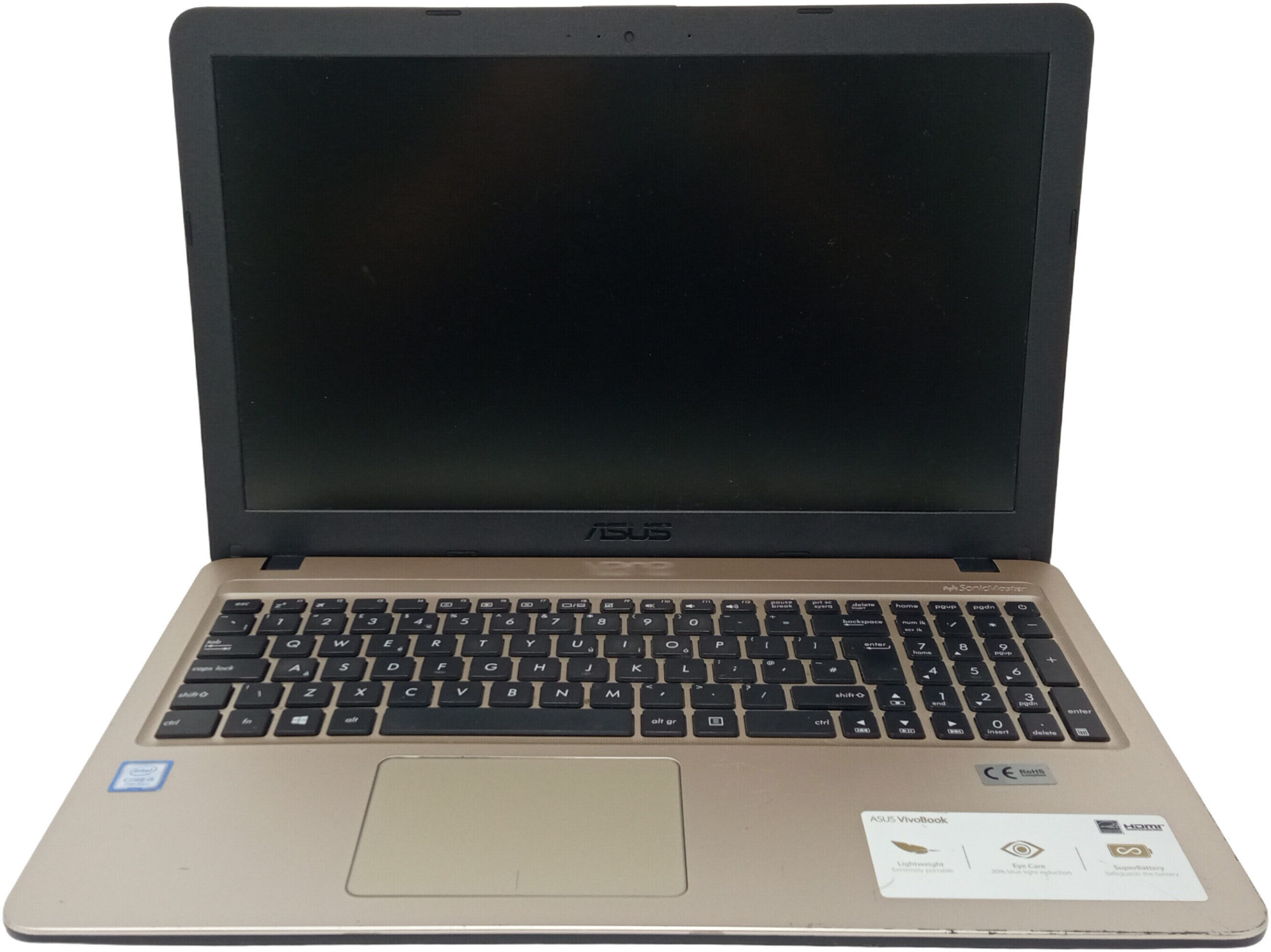 ASUS X540UA 15.6in Laptop — Intel Core i5-7200U, 4GB RAM, 256GB SSD 1 ASUS X540UA 15.6in Laptop — Intel Core i5-7200U, 4GB RAM, 256GB SSD