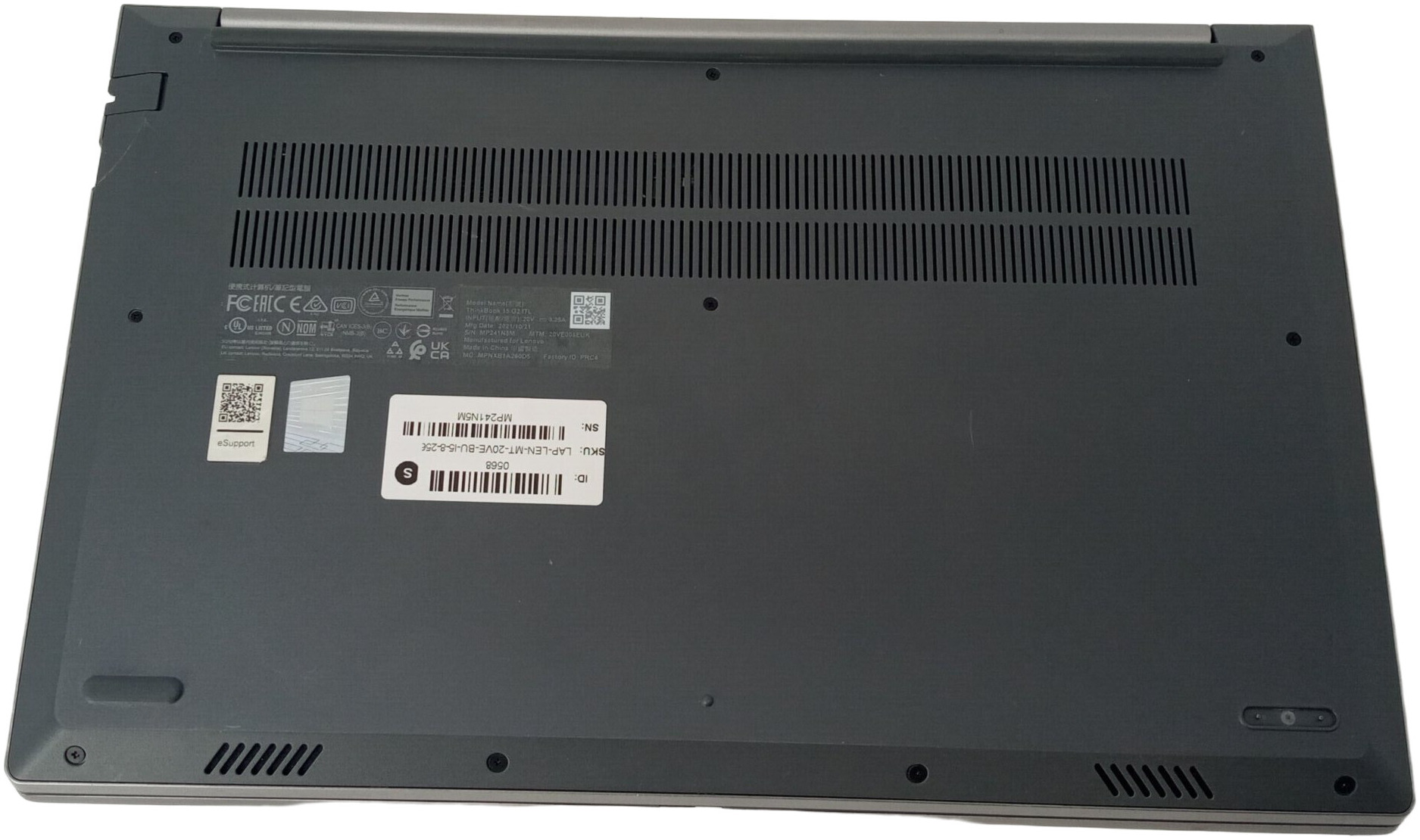 Lenovo ThinkBook 15 G2 ITL 15.6in Laptop — Intel Core i5-1135G7, 8GB RAM, 256GB SSD 2 Lenovo ThinkBook 15 G2 ITL 15.6in Laptop — Intel Core i5-1135G7, 8GB RAM, 256GB SSD - Image 2