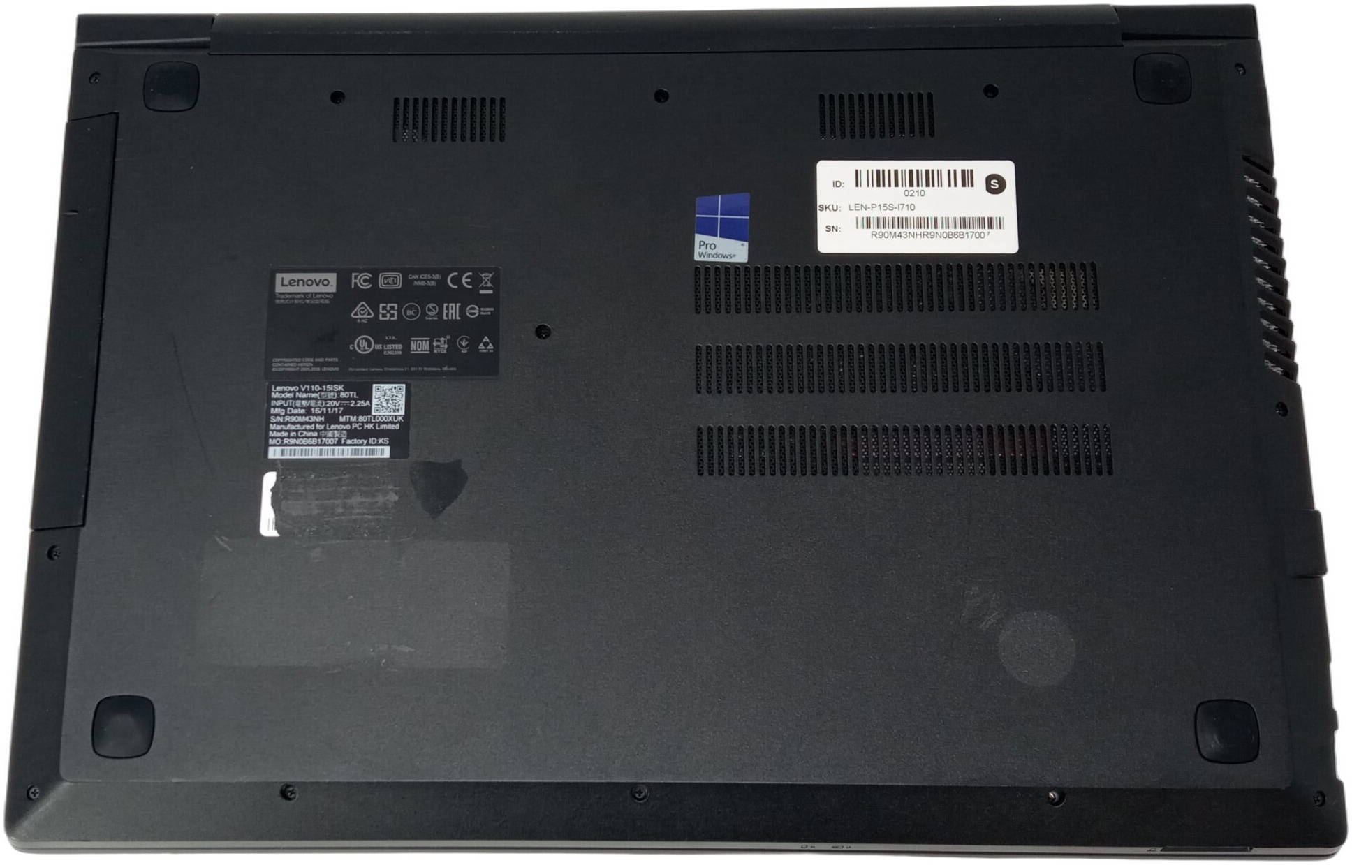 Lenovo V110-15ISK 15.6in Laptop — Intel Core i5 6th Gen, 4GB RAM, 120GB SSD 3 Lenovo V110-15ISK 15.6in Laptop — Intel Core i5 6th Gen, 4GB RAM, 120GB SSD - Image 3