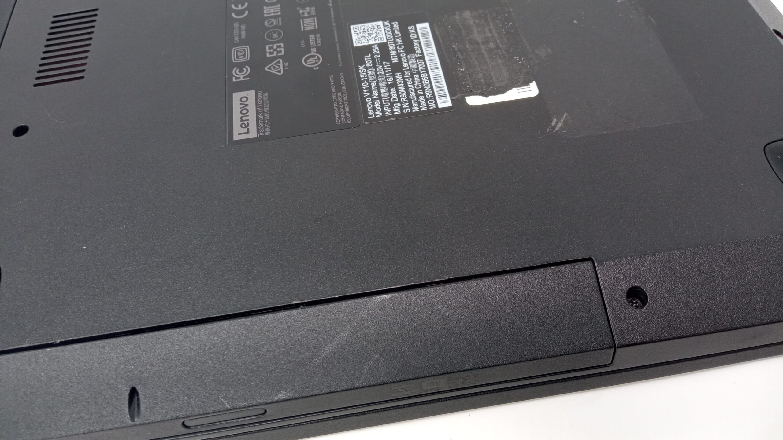Lenovo V110-15ISK 15.6in Laptop — Intel Core i5 6th Gen, 4GB RAM, 120GB SSD 8 Lenovo V110-15ISK 15.6in Laptop — Intel Core i5 6th Gen, 4GB RAM, 120GB SSD - Image 8