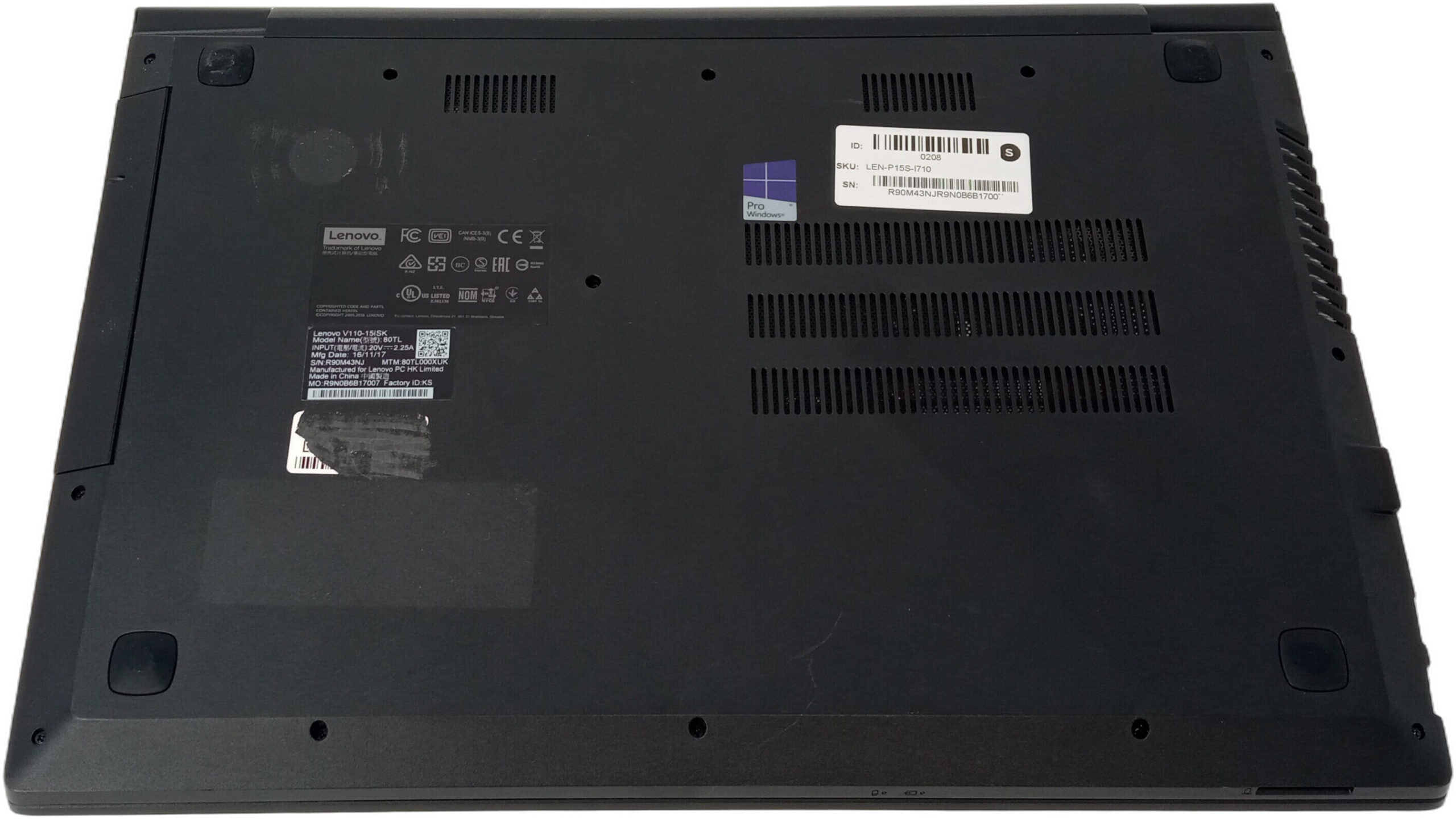 Lenovo V110-15ISK 15.6in Laptop — Intel Core i5 6th Gen, 4GB RAM, 120GB SSD 3 Lenovo V110-15ISK 15.6in Laptop — Intel Core i5 6th Gen, 4GB RAM, 120GB SSD - Image 3